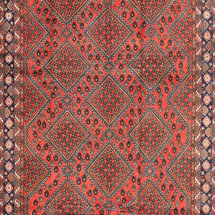 Traditional Orange Salmon Pink Persian Rug, tr3051