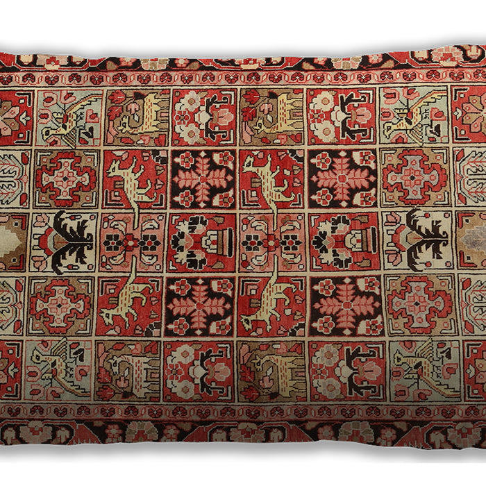 Traditional Classic Rectangular Sandy Brown Lumbar Throw Pillow, 13 inch by 19 inch, lbtr3053