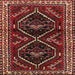 Square Traditional Brown Persian Rug, tr3055
