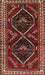 Machine Washable Traditional Brown Rug, wshtr3055