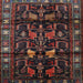 Square Traditional Brown Persian Rug, tr3056