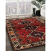 Traditional Sienna Brown Persian Rug in Family Room, tr3057