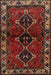 Machine Washable Traditional Sienna Brown Rug, wshtr3057