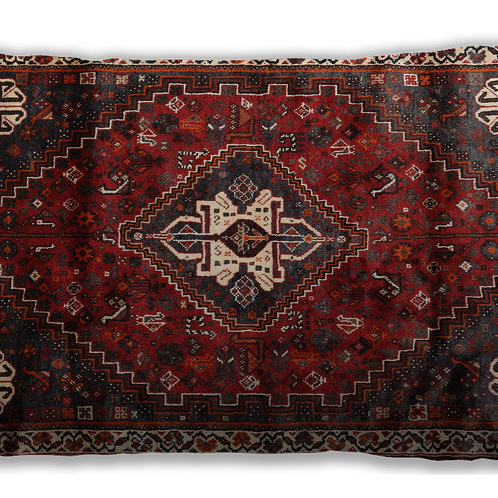 Traditional Classic Rectangular Brown Lumbar Throw Pillow, 13 inch by 19 inch, lbtr3058