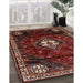 Machine Washable Traditional Brown Rug in a Family Room, wshtr3058