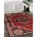 Traditional Red Persian Rug in Family Room, tr3061