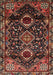 Traditional Dark Gold Brown Persian Rug, tr3062