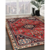 Traditional Dark Almond Brown Persian Rug, tr3063