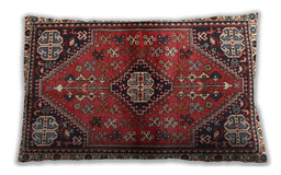 Traditional Classic Rectangular Dark Almond Brown Lumbar Throw Pillow, 13 inch by 19 inch, lbtr3063