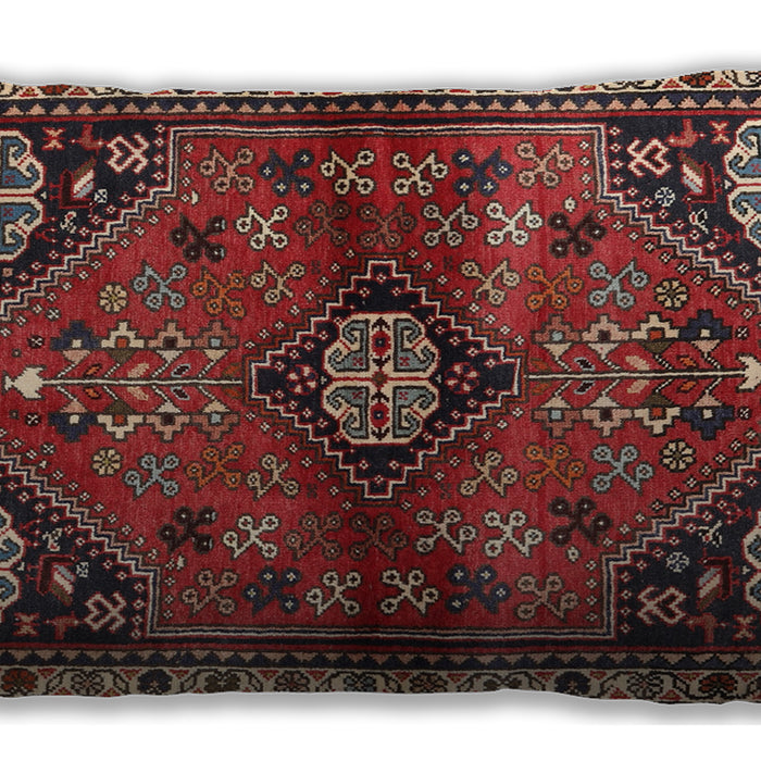 Traditional Classic Rectangular Dark Almond Brown Lumbar Throw Pillow, 13 inch by 19 inch, lbtr3063