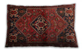 Traditional Classic Rectangular Chestnut Brown Lumbar Throw Pillow, 13 inch by 19 inch, lbtr3066
