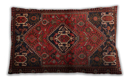 Traditional Classic Rectangular Chestnut Brown Lumbar Throw Pillow, 13 inch by 19 inch, lbtr3066