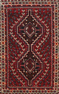 Machine Washable Traditional Brown Rug, wshtr3067