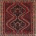 Square Traditional Brown Persian Rug, tr3067