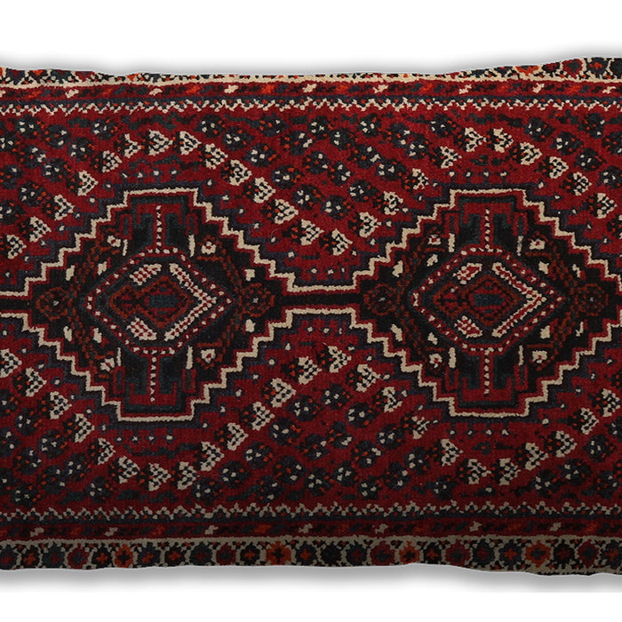 Traditional Classic Rectangular Brown Lumbar Throw Pillow, 13 inch by 19 inch, lbtr3067