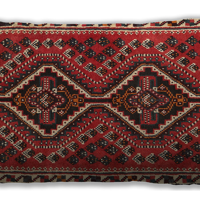 Traditional Classic Rectangular Dark Gold Brown Lumbar Throw Pillow, 13 inch by 19 inch, lbtr3068