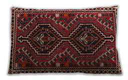 Traditional Classic Rectangular Brown Lumbar Throw Pillow, 13 inch by 19 inch, lbtr3069