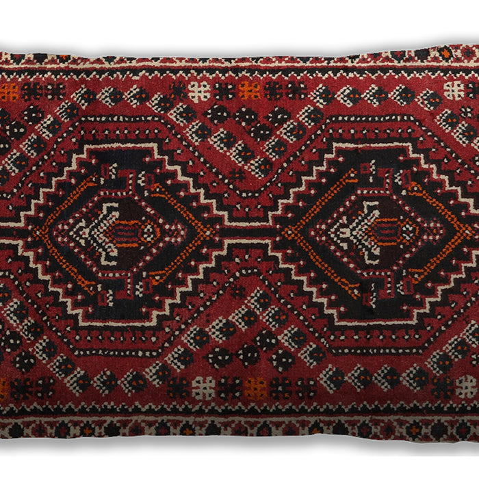 Traditional Classic Rectangular Brown Lumbar Throw Pillow, 13 inch by 19 inch, lbtr3069
