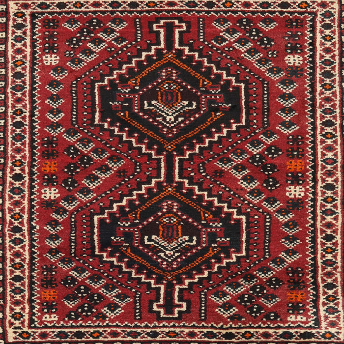 Square Traditional Brown Persian Rug, tr3069