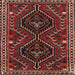 Square Traditional Brown Persian Rug, tr3069
