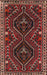 Machine Washable Traditional Brown Rug, wshtr3069