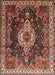 Traditional Saffron Red Persian Rug, tr306