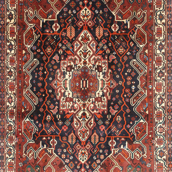 Traditional Saffron Red Persian Rug, tr306