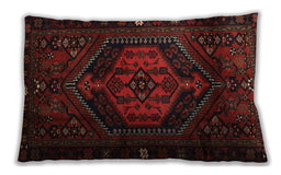 Traditional Classic Rectangular Bakers Brown Lumbar Throw Pillow, 13 inch by 19 inch, lbtr3070