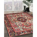 Traditional Light Copper Gold Persian Rug in Family Room, tr3071