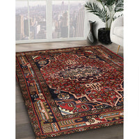 Traditional Sienna Brown Persian Rug, tr3072