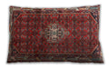 Traditional Classic Rectangular Dark Almond Brown Lumbar Throw Pillow, 13 inch by 19 inch, lbtr3073