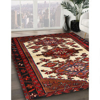 Traditional Dark Almond Brown Persian Rug, tr3075