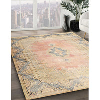 Traditional Light Copper Gold Persian Rug, tr3079