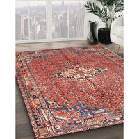 Traditional Light Copper Gold Persian Rug, tr307