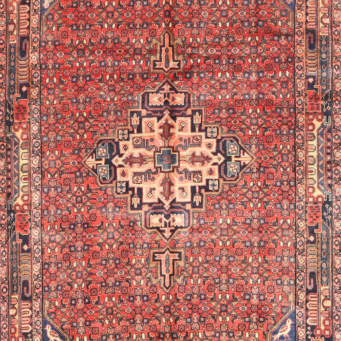 Machine Washable Traditional Light Copper Gold Rug, wshtr307