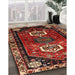 Traditional Red Persian Rug in Family Room, tr3080