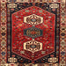 Square Traditional Red Persian Rug, tr3080
