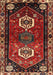 Machine Washable Traditional Tomato Red Rug, wshtr3080