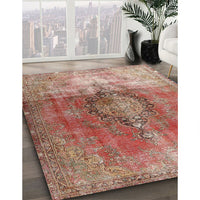 Traditional Light Copper Gold Persian Rug, tr3081