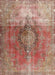 Machine Washable Traditional Light Copper Gold Rug, wshtr3081