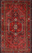 Traditional Dark Sienna Brown Persian Rug, tr3083