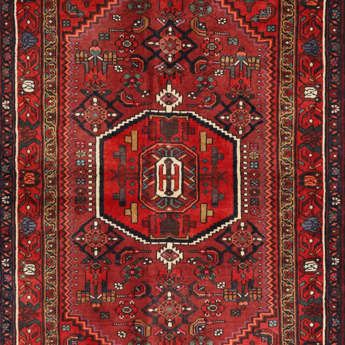 Traditional Dark Sienna Brown Persian Rug, tr3083