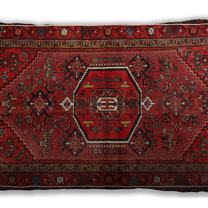 Traditional Classic Rectangular Dark Sienna Brown Lumbar Throw Pillow, 13 inch by 19 inch, lbtr3083
