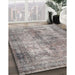 Machine Washable Traditional Sandstone Brown Rug in a Family Room, wshtr3084