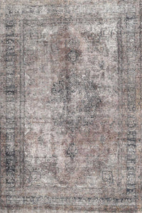 Machine Washable Traditional Sandstone Brown Rug, wshtr3084