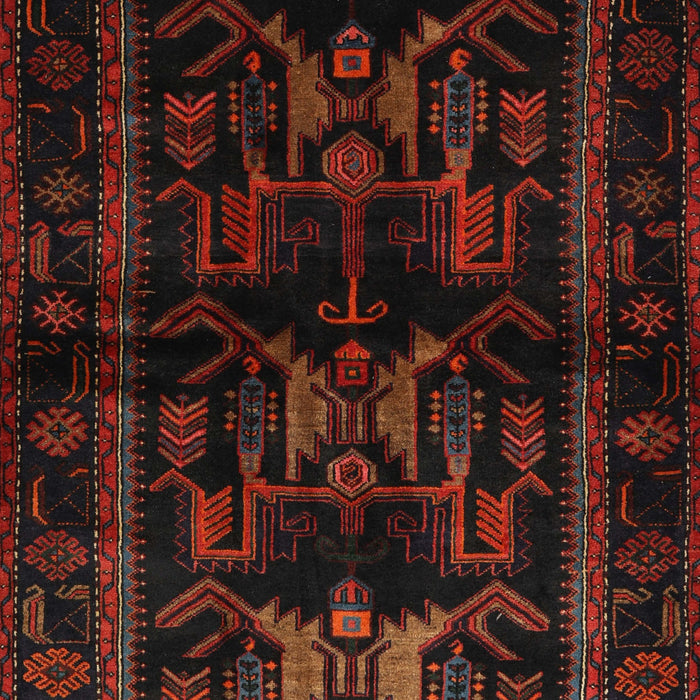 Traditional Bakers Brown Animal Rug, tr3087