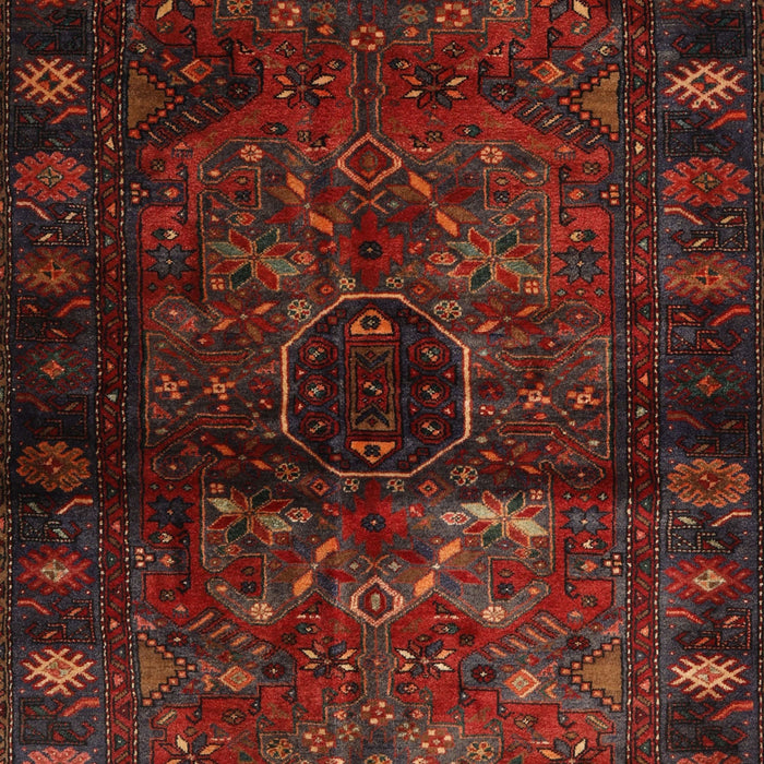 Machine Washable Traditional Dark Red Rug, wshtr3089