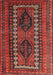 Traditional Chestnut Brown Persian Rug, tr308