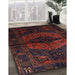 Traditional Red Persian Rug in Family Room, tr3094
