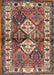 Traditional Brown Red Persian Rug, tr3095